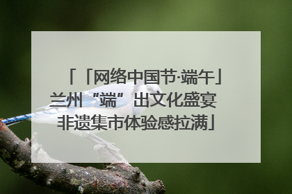 「网络中国节·端午」兰州“端”出文化盛宴 非遗集市体验感拉满