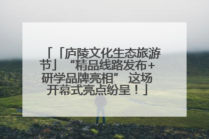 「庐陵文化生态旅游节」“精品线路发布+研学品牌亮相” 这场开幕式亮点纷呈！
