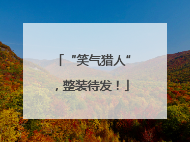 “笑气猎人”，整装待发！