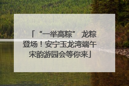 “一举高粽” 龙粽登场！安宁玉龙湾端午宋韵游园会等你来