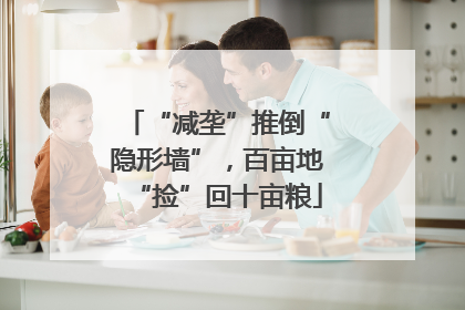 “减垄”推倒“隐形墙”，百亩地“捡”回十亩粮