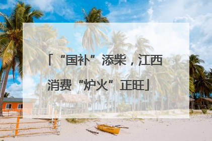 “国补”添柴，江西消费“炉火”正旺