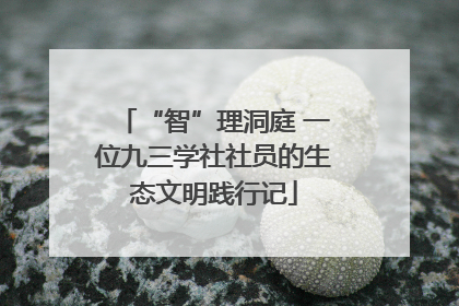 “智”理洞庭 一位九三学社社员的生态文明践行记