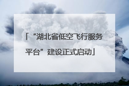 “湖北省低空飞行服务平台”建设正式启动