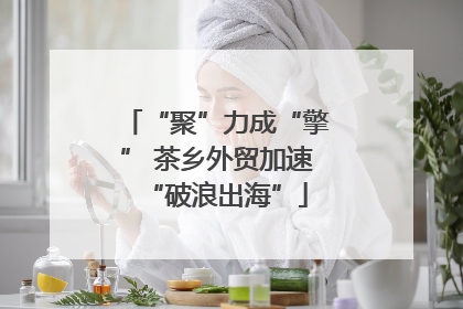 “聚”力成“擎” 茶乡外贸加速“破浪出海”