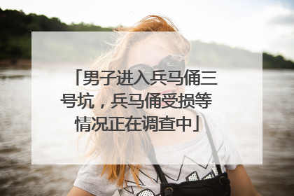 男子进入兵马俑三号坑，兵马俑受损等情况正在调查中