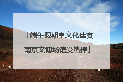 端午假期享文化佳宴 南京文博场馆受热捧