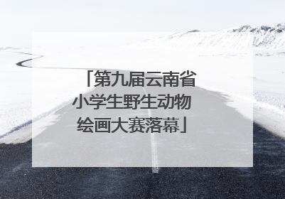 第九届云南省小学生野生动物绘画大赛落幕