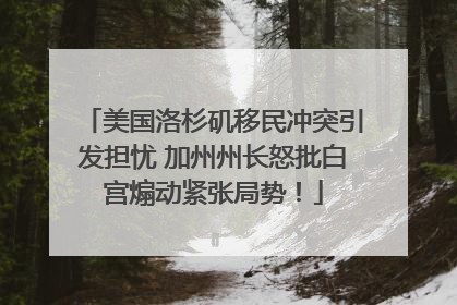 美国洛杉矶移民冲突引发担忧 加州州长怒批白宫煽动紧张局势！