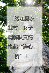 绥江县农业村：女子调解队真情搭起“连心桥”