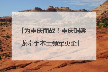 为重庆而战！重庆铜梁龙牵手本土领军央企