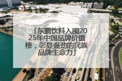 东鹏饮料入围2025年中国品牌价值榜，彰显强劲的民族品牌生命力