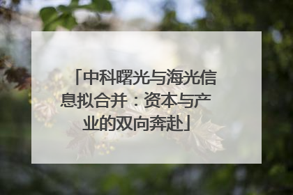 中科曙光与海光信息拟合并：资本与产业的双向奔赴