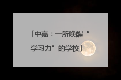 中嘉：一所唤醒“学习力”的学校