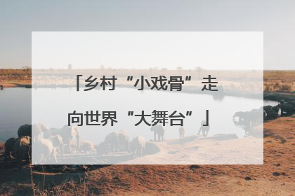 乡村“小戏骨”走向世界“大舞台”