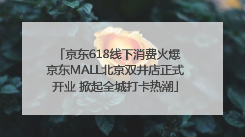 京东618线下消费火爆 京东MALL北京双井店正式开业 掀起全城打卡热潮