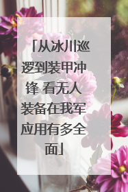 从冰川巡逻到装甲冲锋 看无人装备在我军应用有多全面