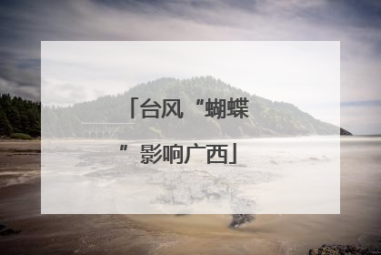 台风“蝴蝶”影响广西