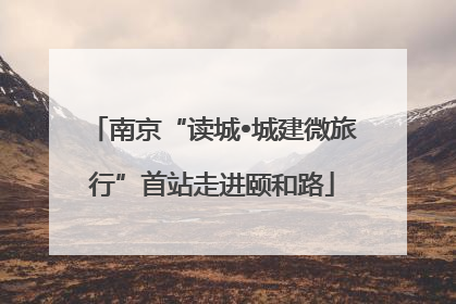 南京“读城•城建微旅行”首站走进颐和路
