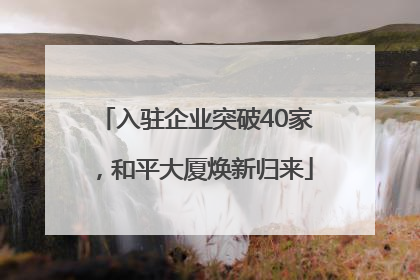 入驻企业突破40家，和平大厦焕新归来