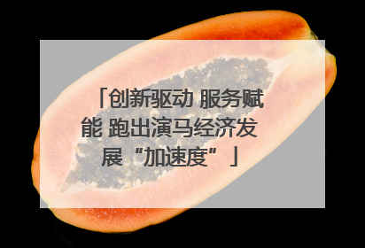 创新驱动 服务赋能 跑出演马经济发展“加速度”