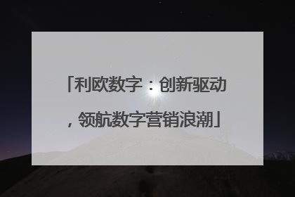 利欧数字：创新驱动，领航数字营销浪潮