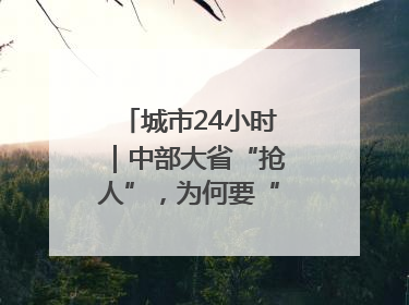 城市24小时｜中部大省“抢人”，为何要“校友回归”