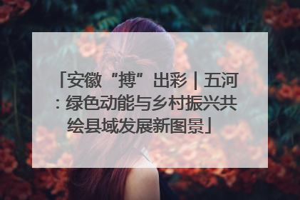 安徽“搏”出彩｜五河：绿色动能与乡村振兴共绘县域发展新图景