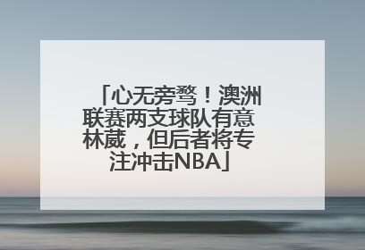 心无旁骛！澳洲联赛两支球队有意林葳，但后者将专注冲击NBA