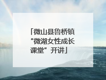 微山县鲁桥镇“微湖女性成长课堂”开讲