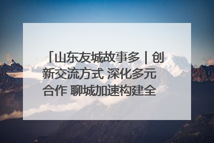 山东友城故事多｜创新交流方式 深化多元合作 聊城加速构建全球友城新格局