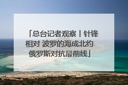 总台记者观察丨针锋相对 波罗的海成北约俄罗斯对抗最前线