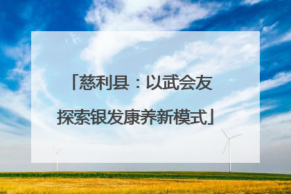 慈利县：以武会友 探索银发康养新模式
