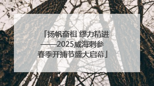 扬帆奋楫 缪力精进——2025威海刺参春季开捕节盛大启幕