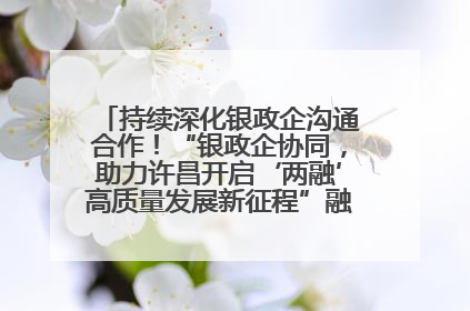 持续深化银政企沟通合作！“银政企协同，助力许昌开启‘两融’高质量发展新征程”融资对接会举行