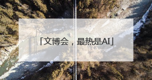 文博会，最热是AI