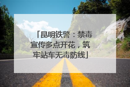 昆明铁警：禁毒宣传多点开花，筑牢站车无毒防线