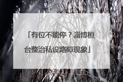 有位不能停？淄博桓台整治私设路障现象