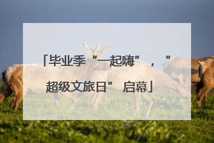 毕业季“一起嗨”，“超级文旅日” 启幕