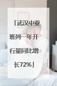 武汉中亚班列一年开行量同比增长72%