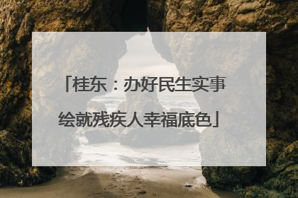 桂东：办好民生实事 绘就残疾人幸福底色