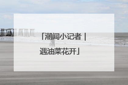 潮闻小记者｜遇油菜花开