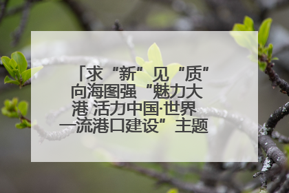 求“新”见“质” 向海图强“魅力大港 活力中国·世界一流港口建设”主题宣传活动走进山东