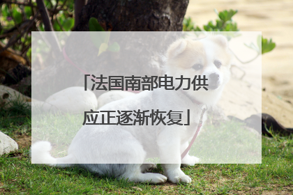 法国南部电力供应正逐渐恢复