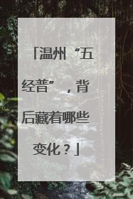 温州“五经普”，背后藏着哪些变化？
