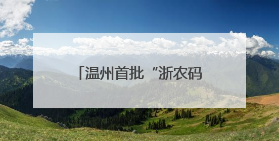 温州首批“浙农码”杨梅上市 扫码溯源“数字土特产”