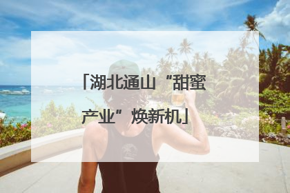 湖北通山“甜蜜产业”焕新机