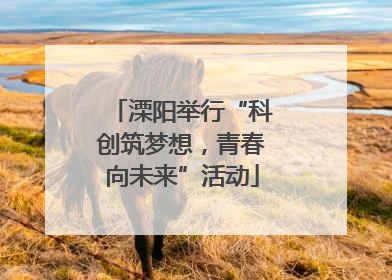 溧阳举行“科创筑梦想，青春向未来”活动