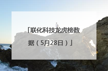 联化科技龙虎榜数据（5月28日）