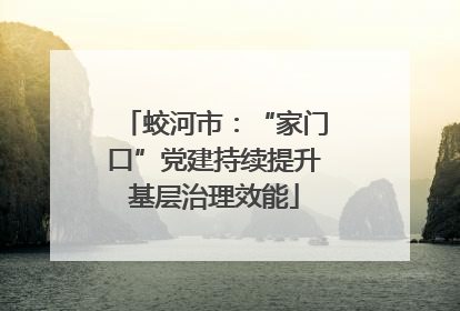 蛟河市：“家门口”党建持续提升基层治理效能